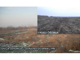 Sanirana divlja deponija u Donjem Tovarniku